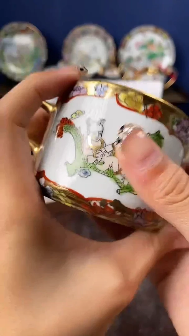 瓷片微瑕景德镇窑厂瓷摆件单件