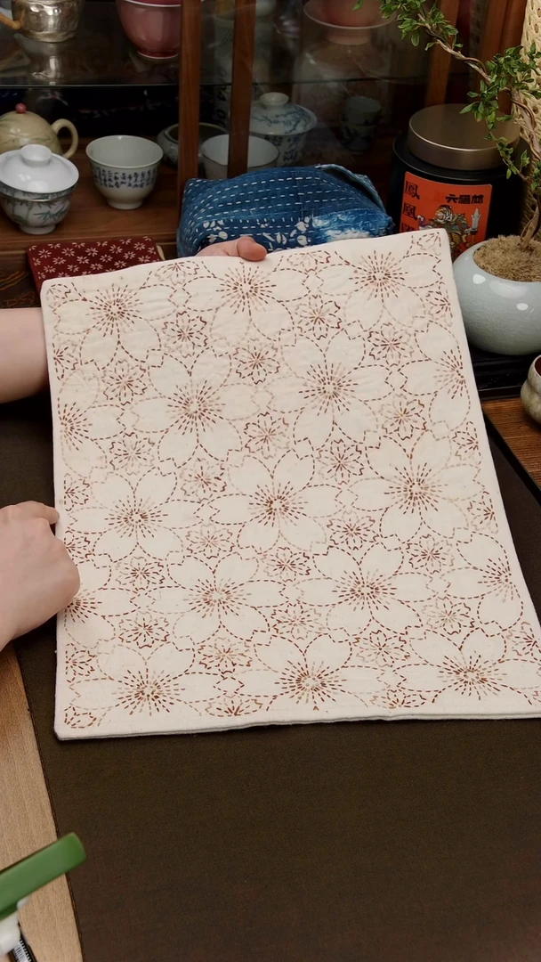 Cici手作刺子绣茶席-085
