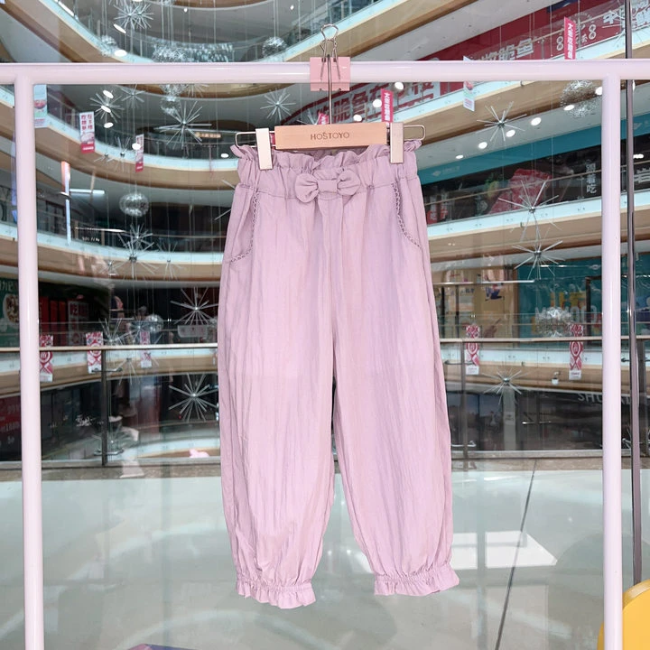 皇室童缘童裤专家2025夏女童欧若风立体蝴蝶结凉凉裤17530354007