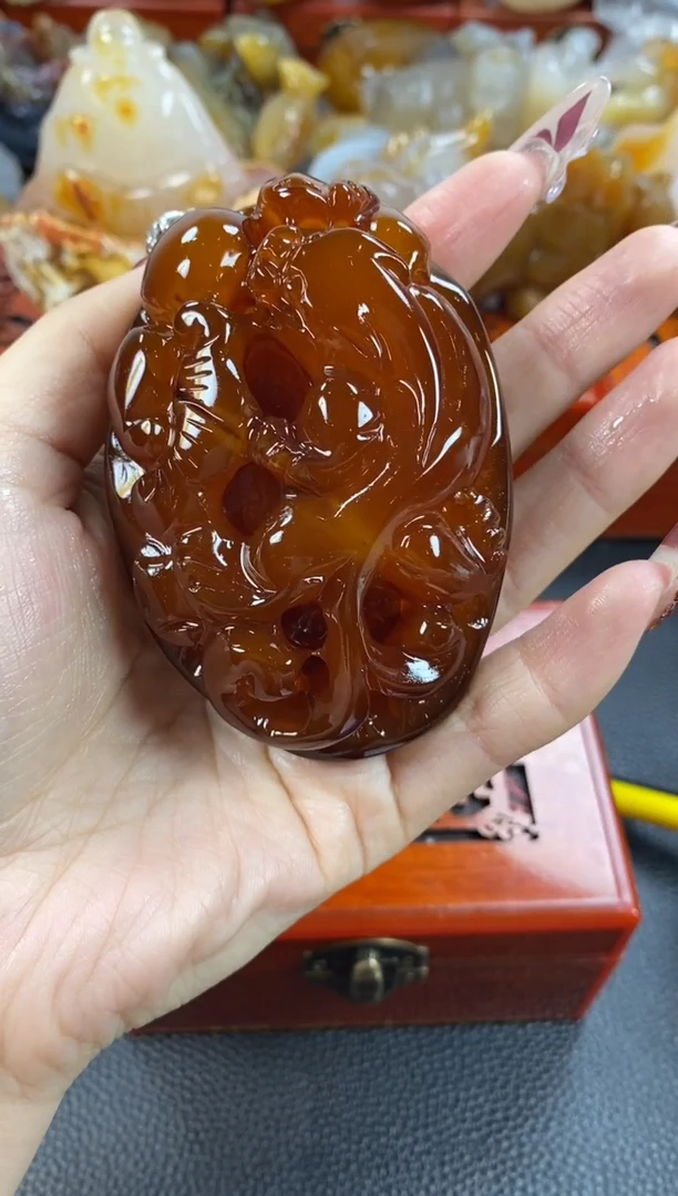 【闪购商品】玛瑙/玉髓手把未镶嵌1