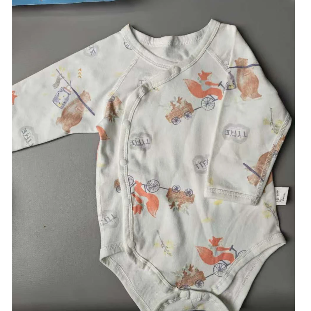 四季长袖连体包屁 狐狸拉车