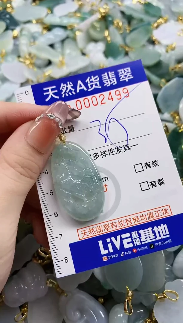 颈饰未镶嵌翡翠天然A货翡翠