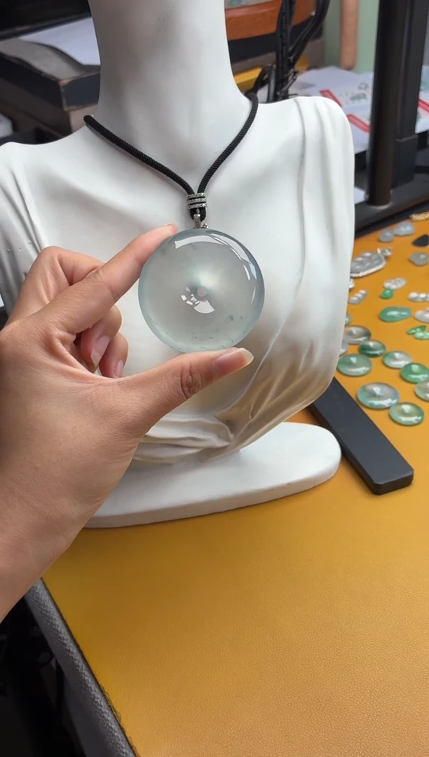 吊坠(不含链)未镶嵌翡翠31 平安扣 50.8 11.7