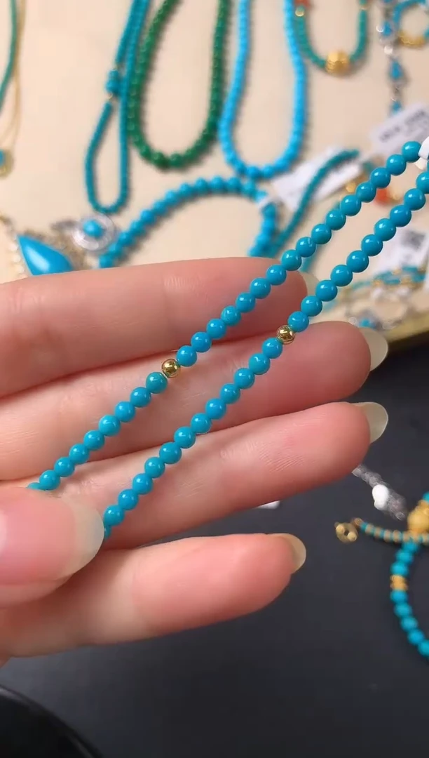 未镶嵌绿松石手链D426|880