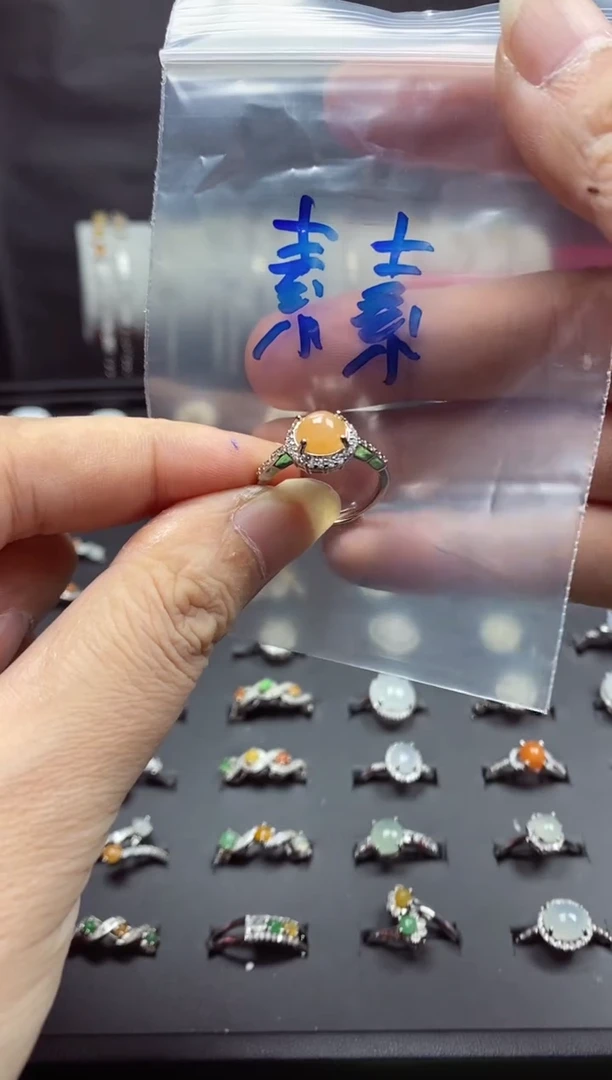 未镶嵌戒指翡翠素*翡翠戒指