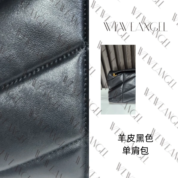 WEWEANGEL/羊皮黑色女士单肩包