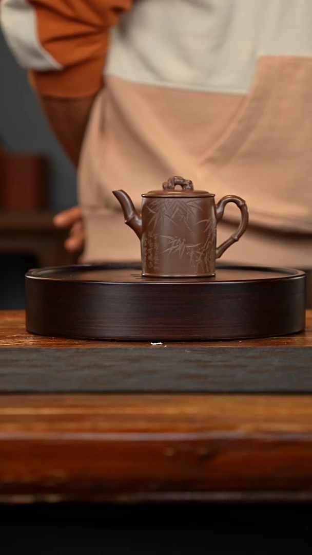 【闪购商品】紫砂茶壶ZJJ-高竹段壶