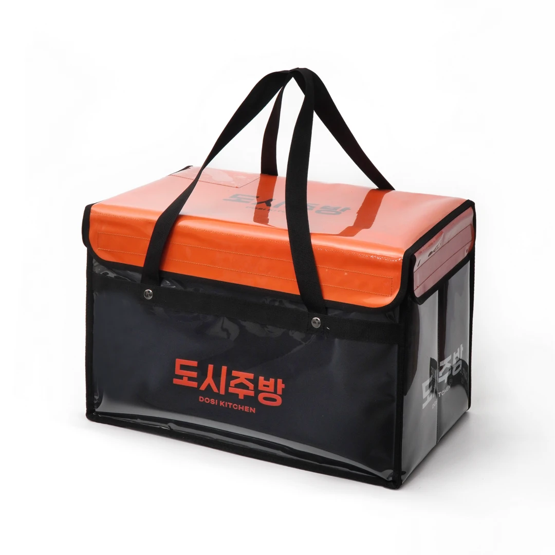 高品质全包pp光泽亮自然硬挺无需组装外骨架高颜值外卖专送保温箱