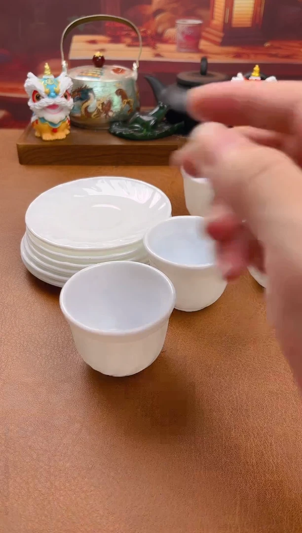 陶瓷茶具摆件旅行套组