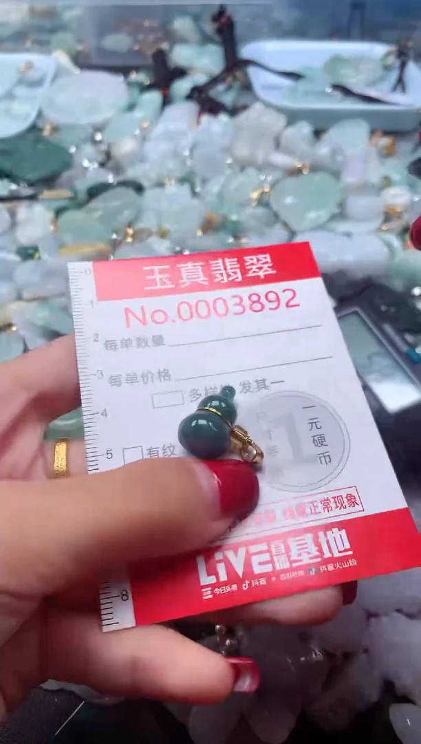 颈饰未镶嵌翡翠3892