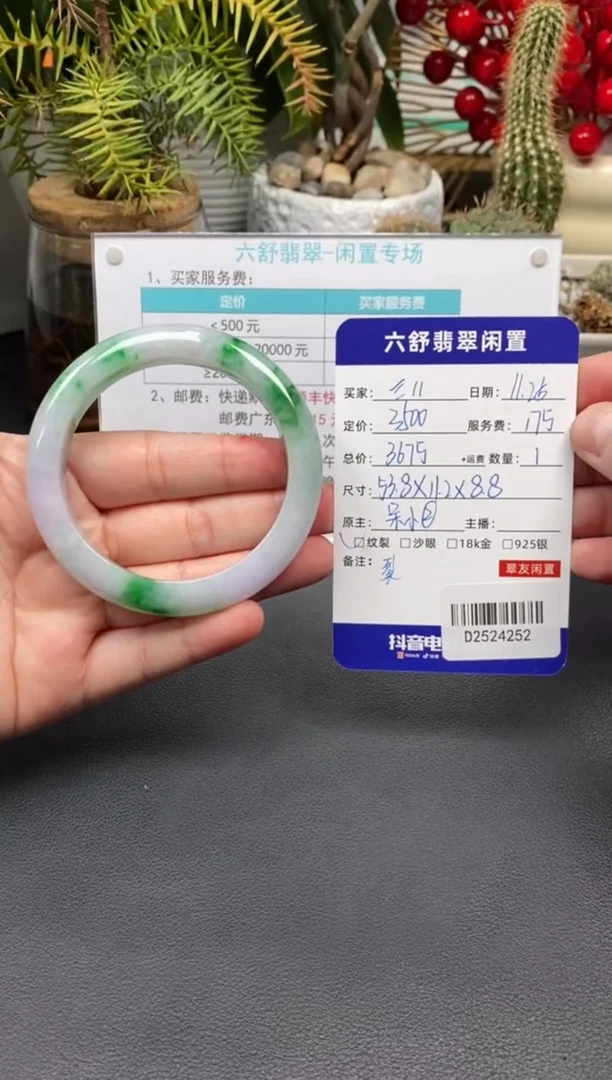 未镶嵌手镯翡翠?*1D2524252