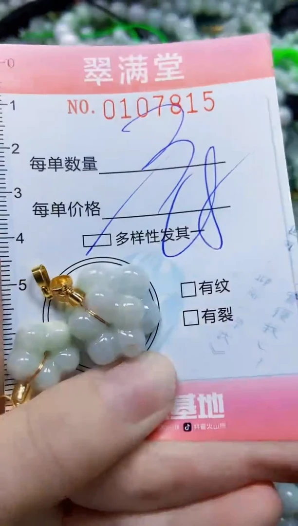 【闪购商品】翡翠颈饰未镶嵌闪购0107815多样性发其一