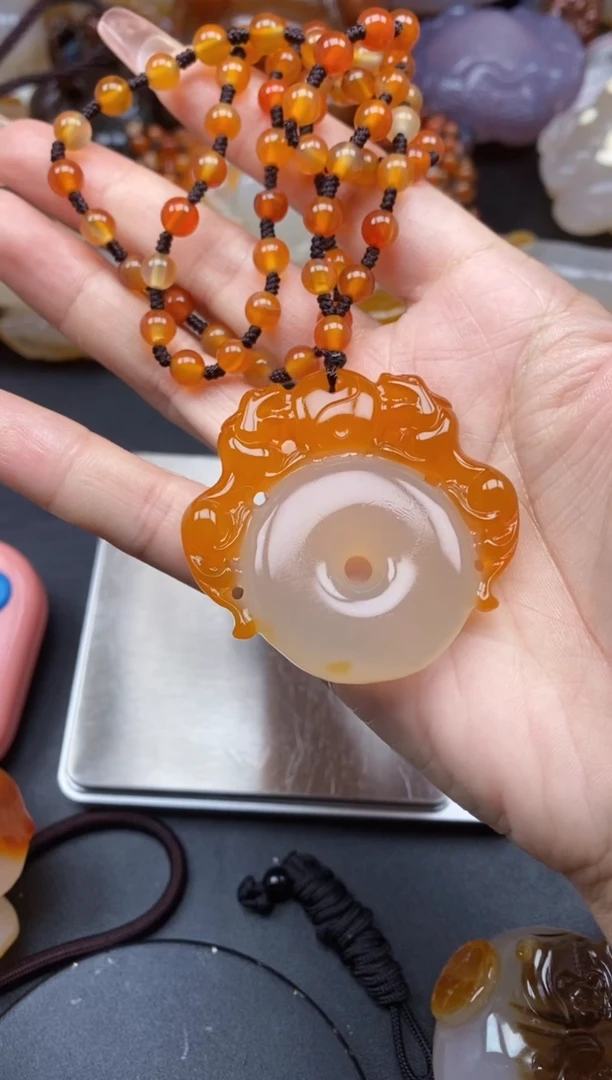 【闪购商品】玛瑙/玉髓颈饰未镶嵌ll