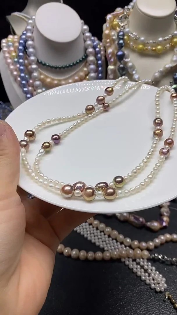 颈饰未镶嵌淡水珍珠多人