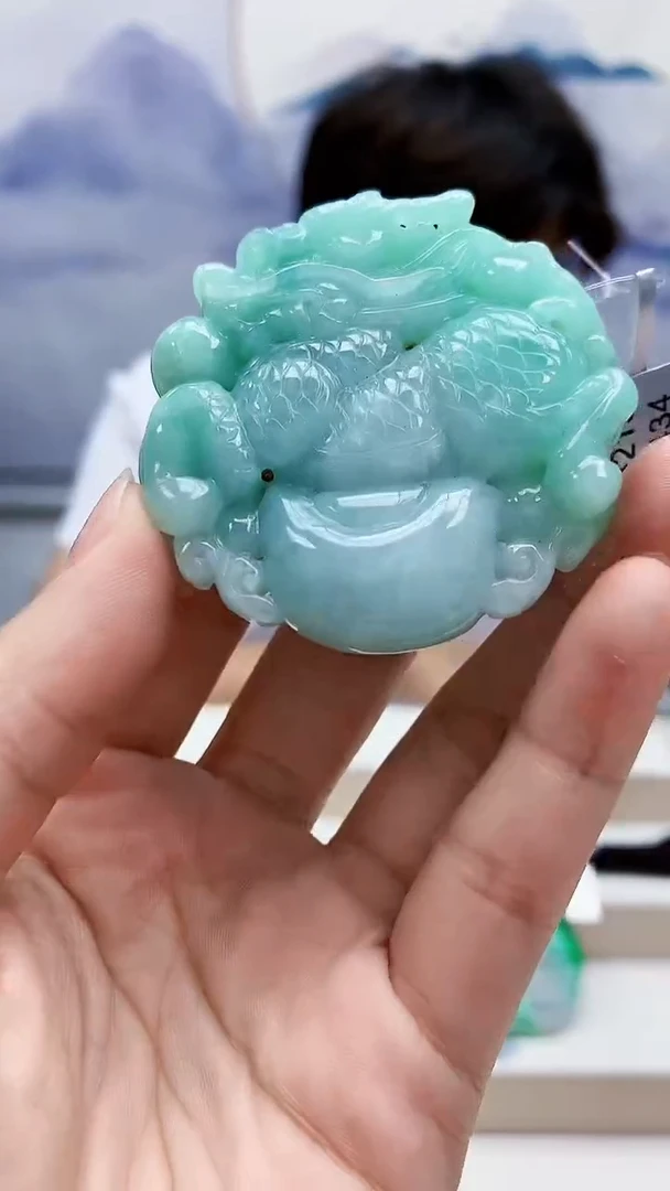 未镶嵌定制翡翠5145lr-毛货挂件37