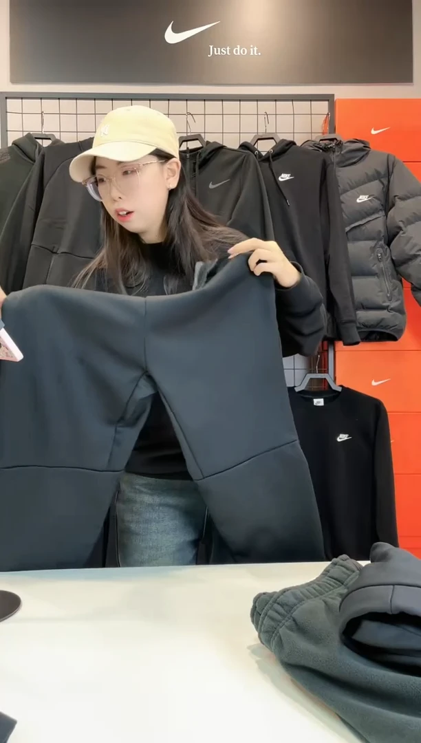 2123 华夫格子长裤XXL码170-190斤 不退换