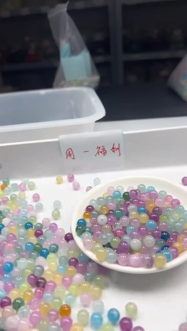 未镶嵌颈饰碧玺w2502彩虹碧玺8mm*30颗