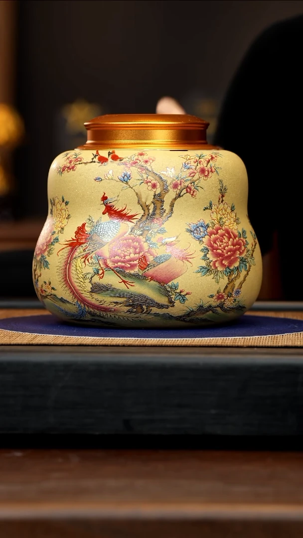 【闪购商品】紫砂茶壶团团紫砂精选茶叶罐