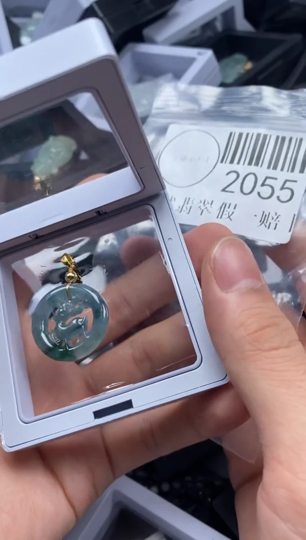 吊坠(不含链)未镶嵌翡翠2055