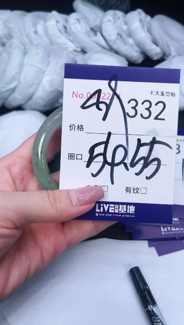 未镶嵌手镯翡翠332