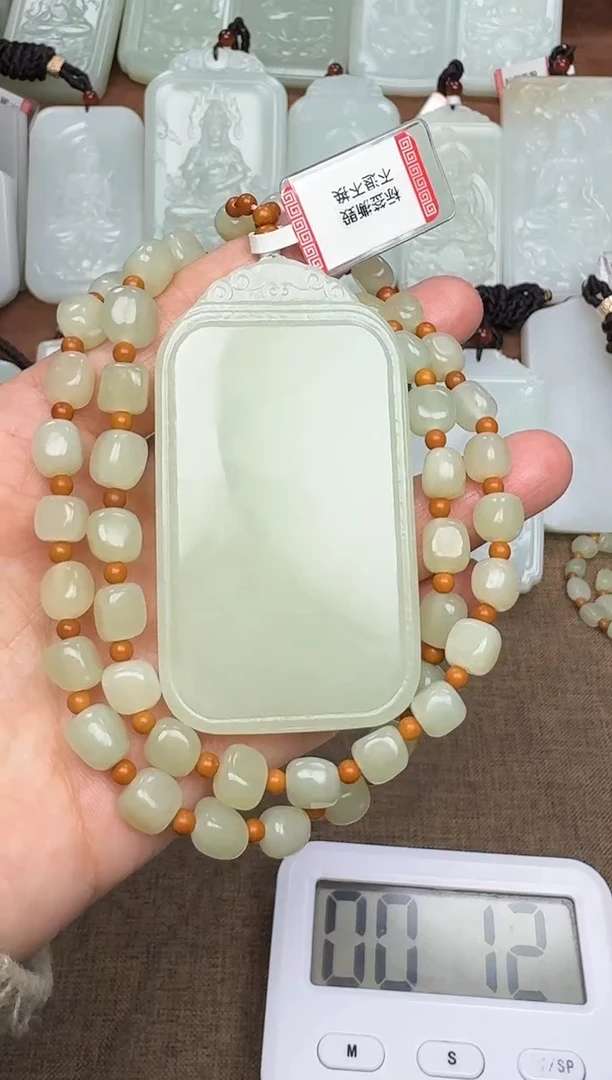 【闪购商品】和田玉颈饰未镶嵌为渔