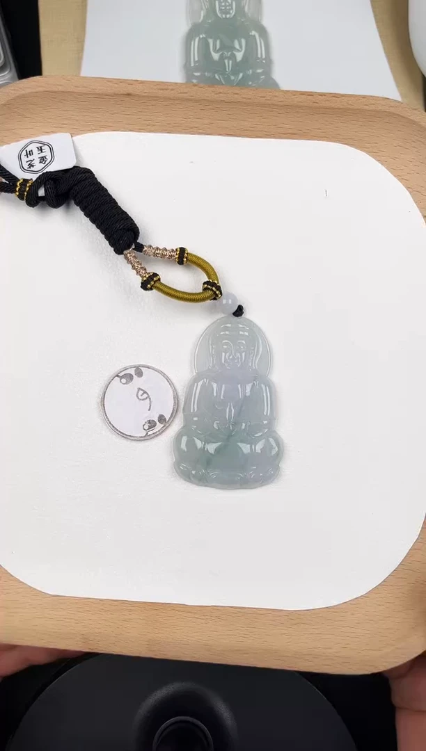 颈饰未镶嵌翡翠Y5C007绿观音