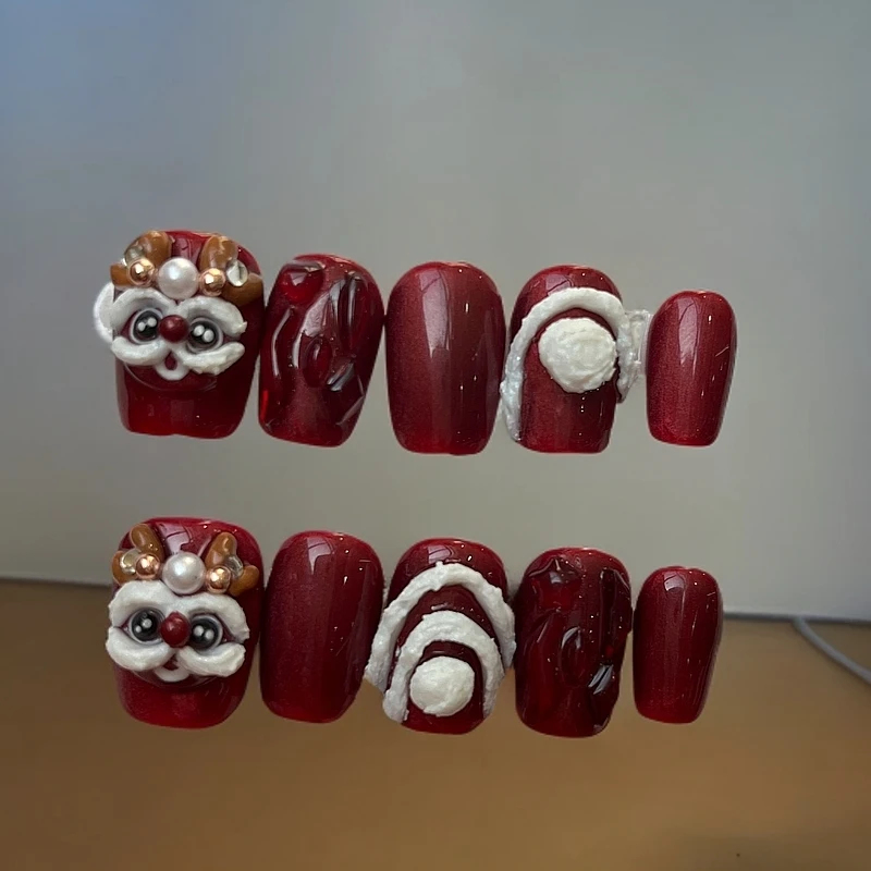 【红果酱醒狮】过年战甲短款MELIANPRINCESS大红色穿戴甲纯手工