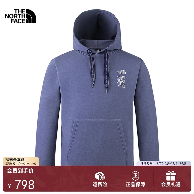 北面马年新款针织上衣连帽卫衣男女运动保暖TheNorthFace|8DQX