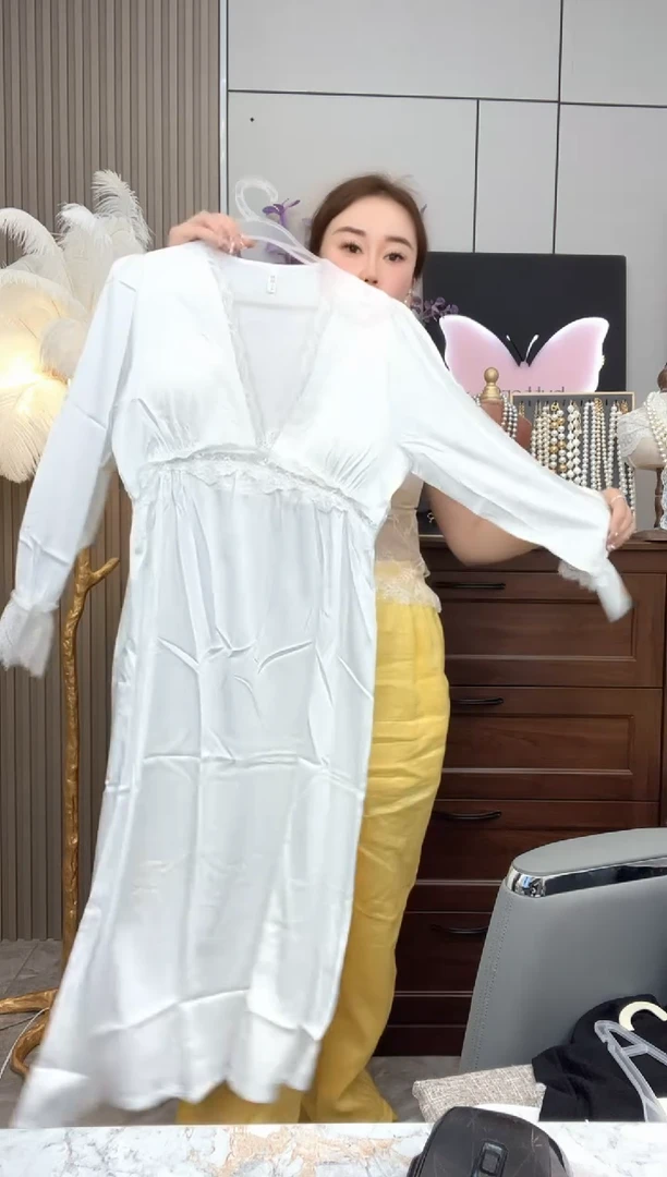 亚克力钛钢睡裙子