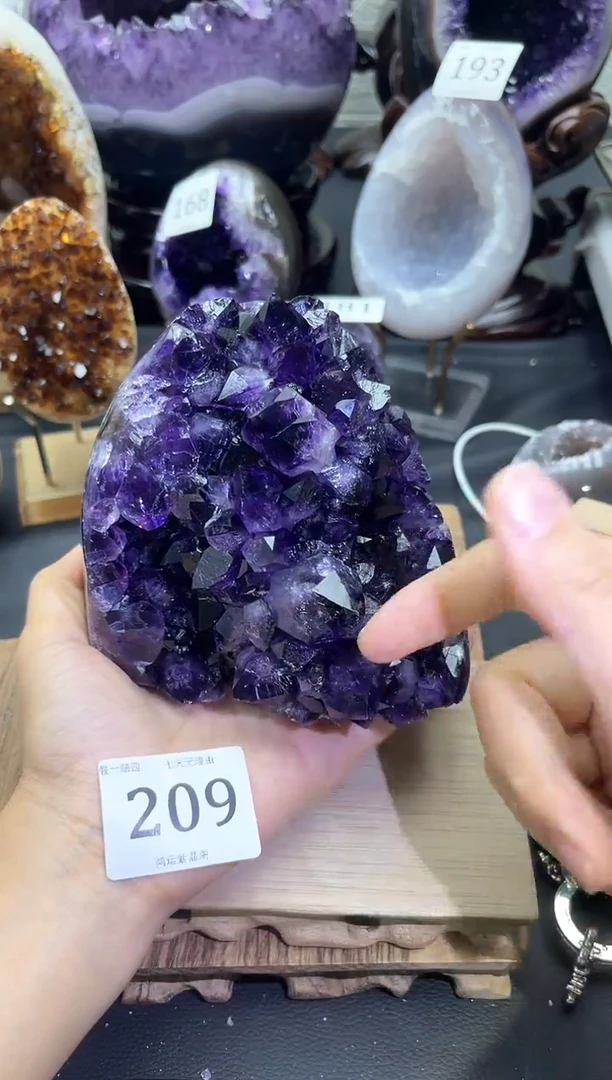 未镶嵌大型摆件（非配饰）紫晶209号摆件