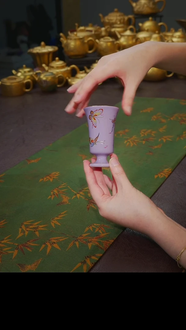 茶杯紫砂【宜景窑系列】杯子