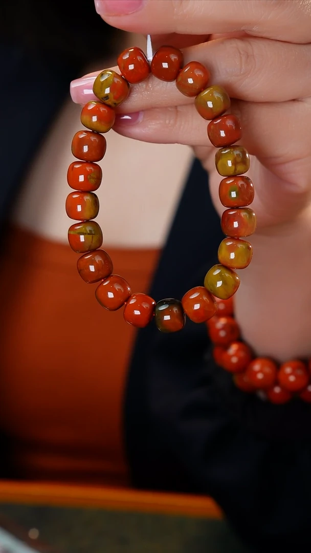 未镶嵌手链南红玛瑙包浆料单圈！@！