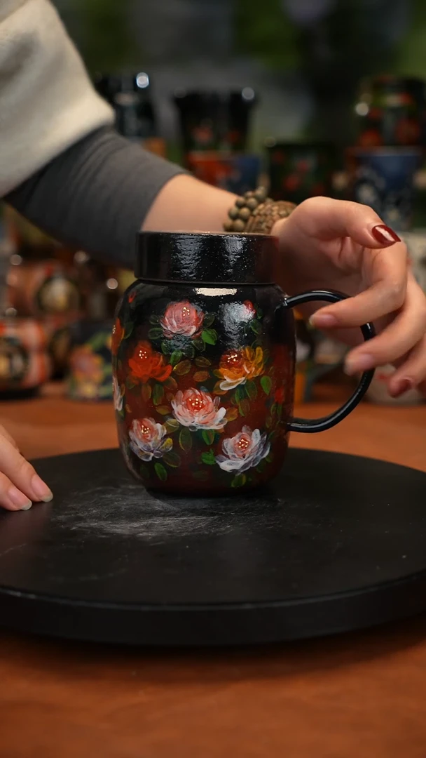 油画手 绘釉下彩