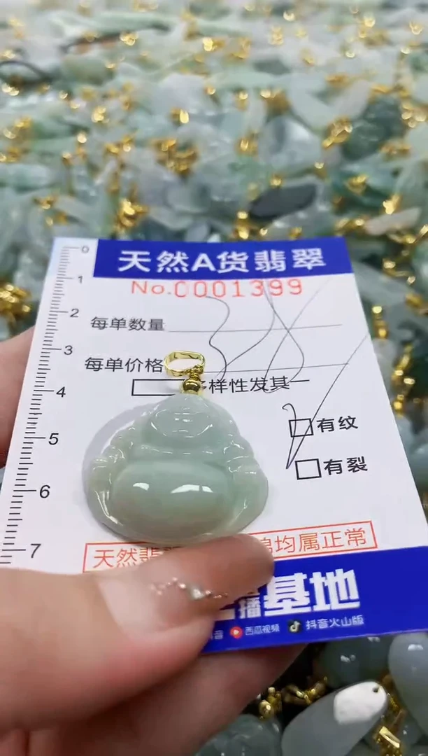 颈饰未镶嵌翡翠天然A货翡翠