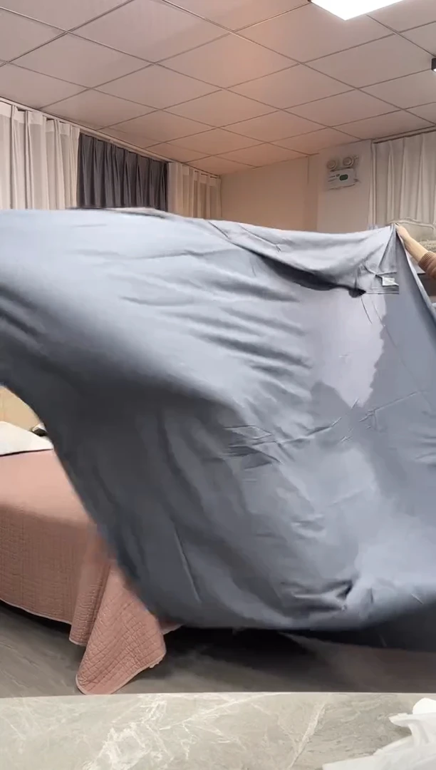 棉福利贡缎床单微瑕2.45*2.5灰色床单