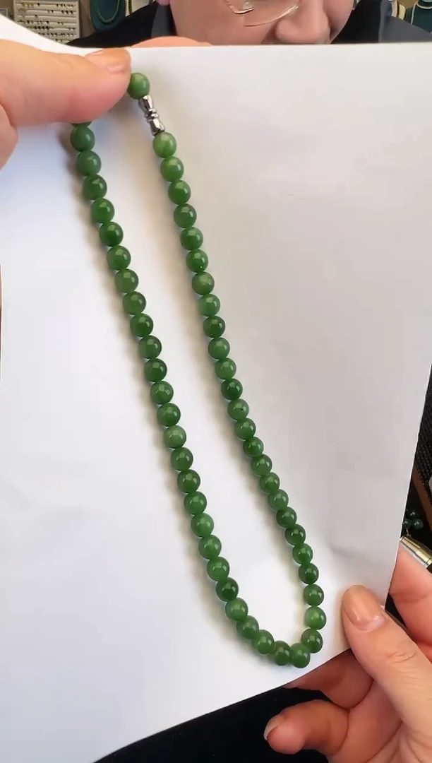 颈饰未镶嵌和田玉卡8妈妈链