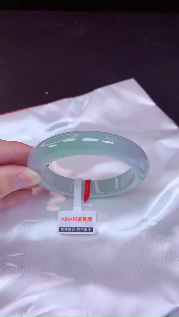 未镶嵌手镯翡翠54（48小时鉴赏期 ）
