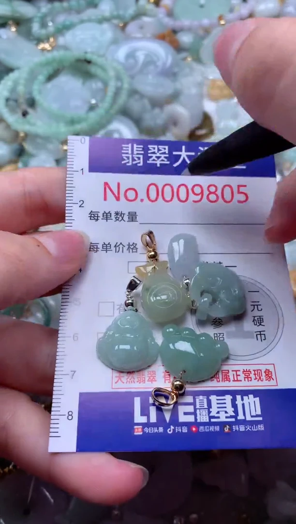 翡翠未镶嵌吊坠(不含链)9805