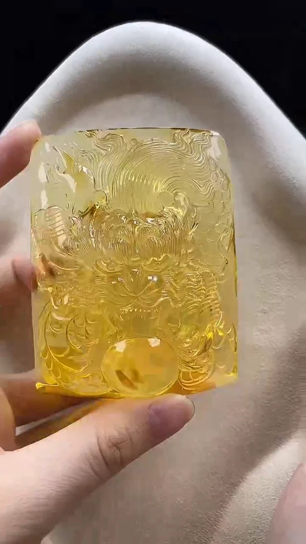 琥珀颈饰未镶嵌吊坠