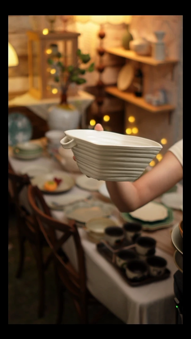 瓷片蔓心工作室盘子