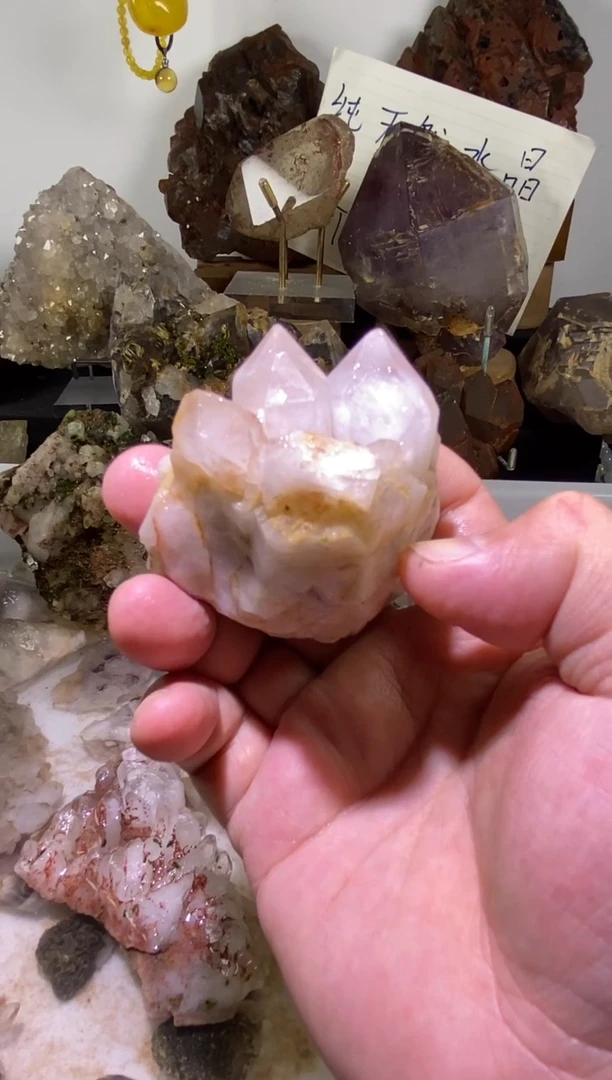 未镶嵌珠宝半成品水晶159号四川超七花园水晶