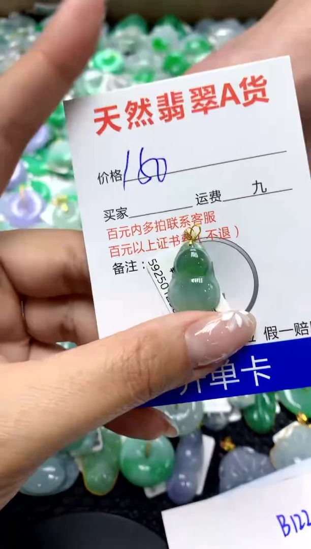 【闪购商品】翡翠颈饰18K金镶嵌111111111111111111