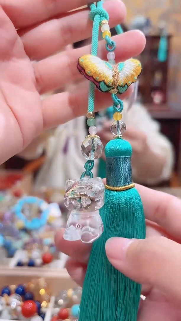 未镶嵌车挂水晶设计款珠串