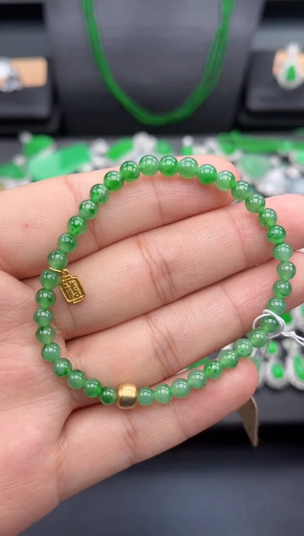 合金手串翡翠多人