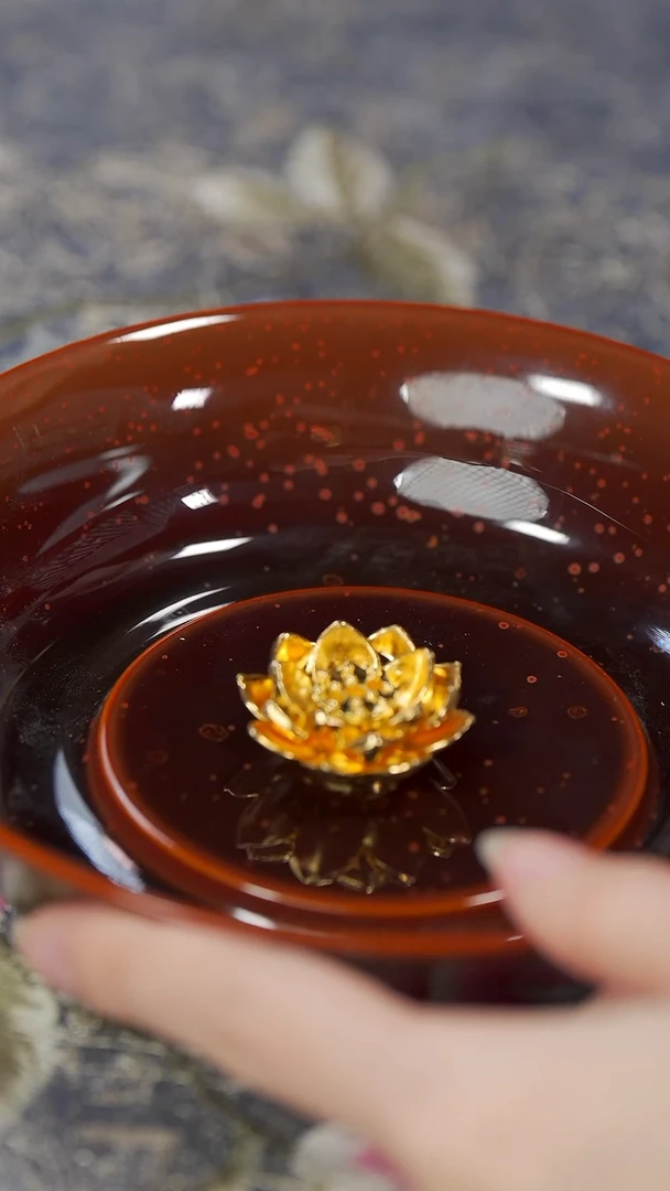 【闪购商品】窑变壶承合金莲花香插