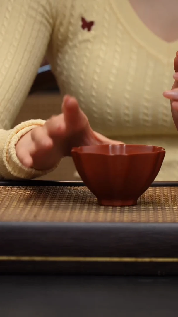 茶壶紫砂紫砂 葵口杯