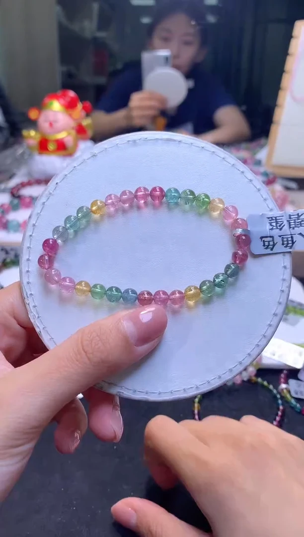 未镶嵌手串碧玺A136【天然碧玺】