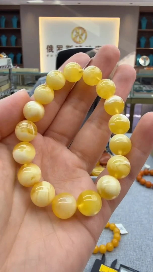 手链琥珀未镶嵌244秒拍号 假一罚三
