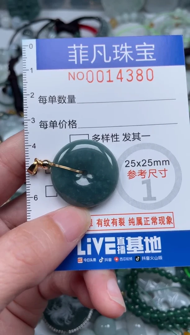 颈饰未镶嵌翡翠14380