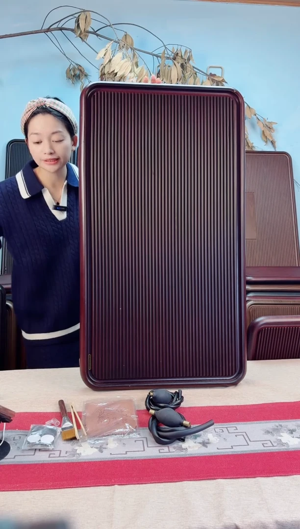 千川红色茶盘90*50*5